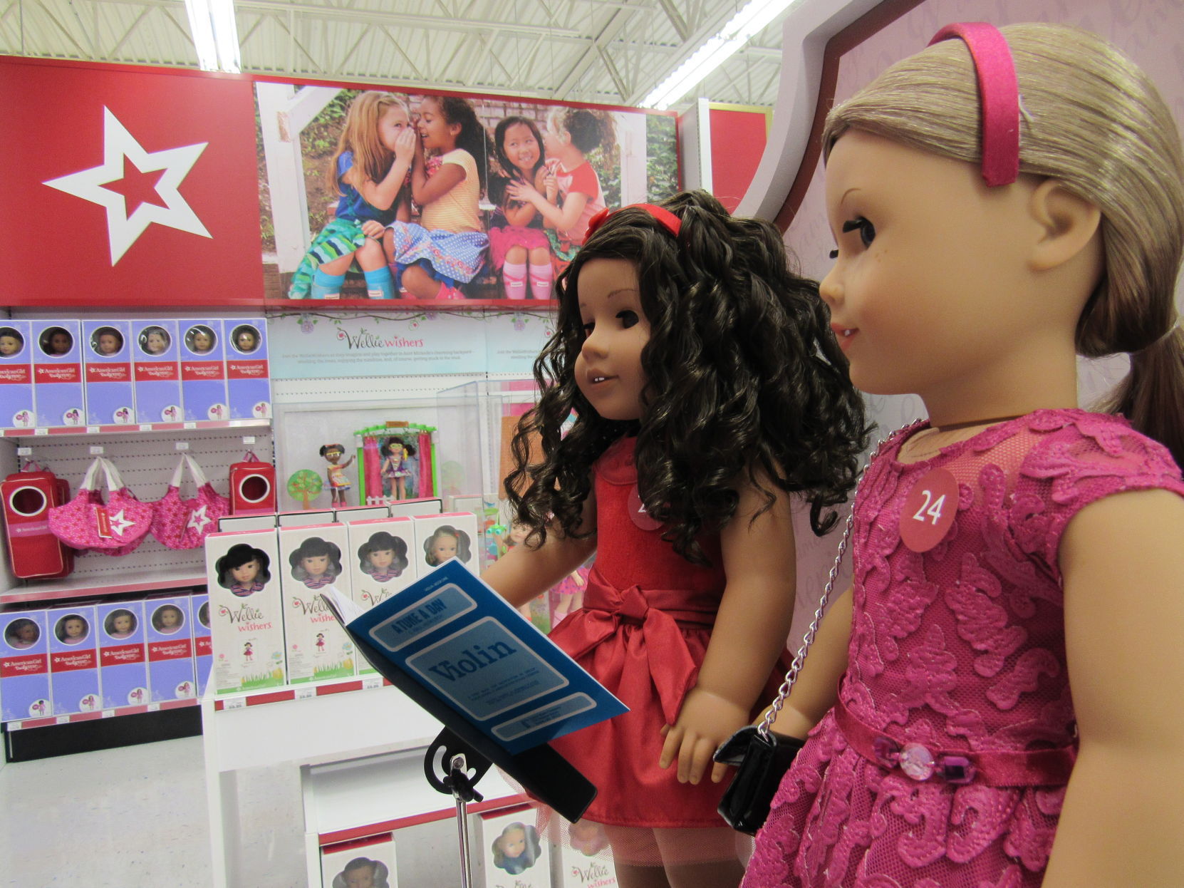 American Girl at Toys R Us